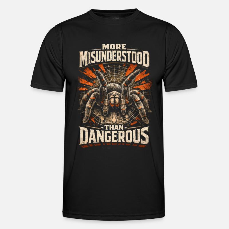 Tarantula More Misunderstood - Men's Functional T-Shirt - black