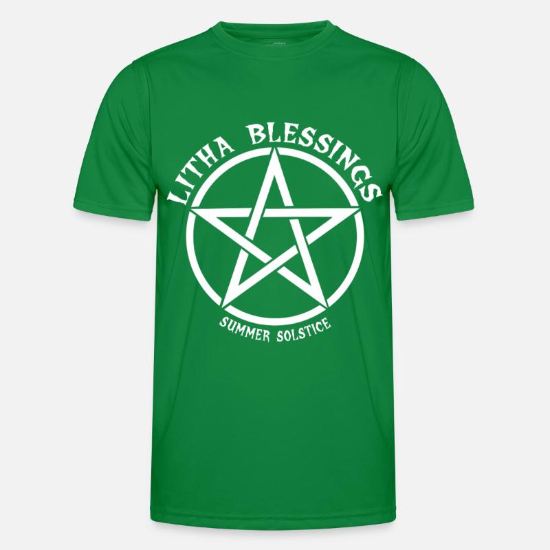 Litha Pagan Solstice d’été Midsommar T-shirt sport Homme