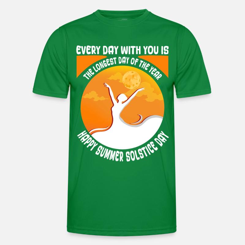 Litha Pagan Summer Solstice Midsummer Midsommar Men's Functional T-Shirt