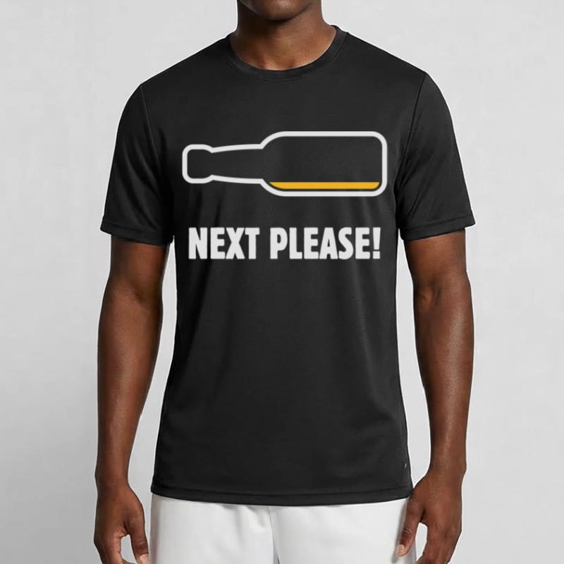 Next Please! (Bier / Bierchen / NEG 2C) Männer Funktions-T-Shirt
