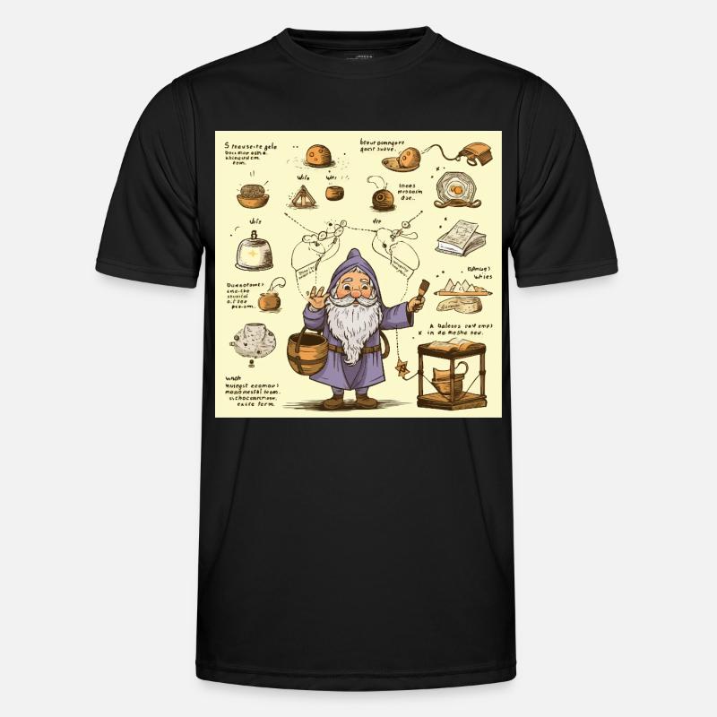 Alchemy Kitchen Wizard - Men's Functional T-Shirt - black