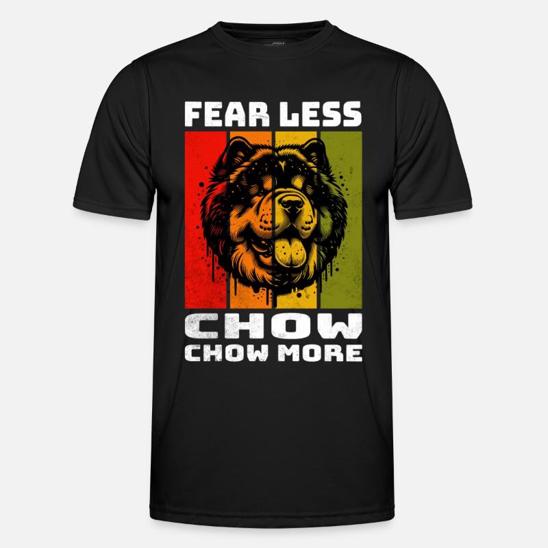 Chow Chow Chowchow - Men's Functional T-Shirt - black