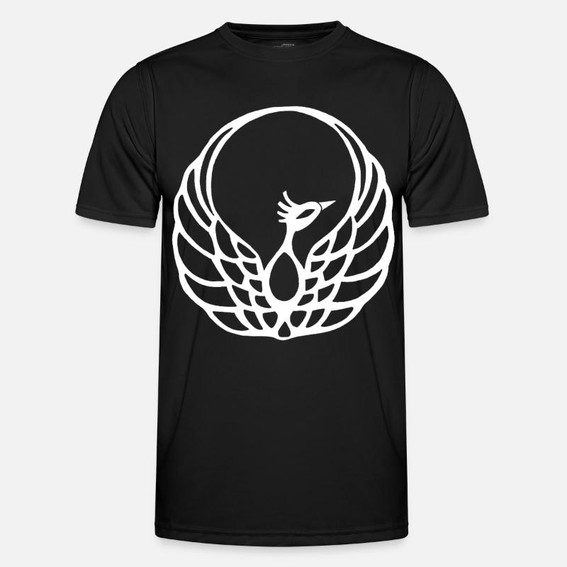 White Phoenix - Men's Functional T-Shirt - black
