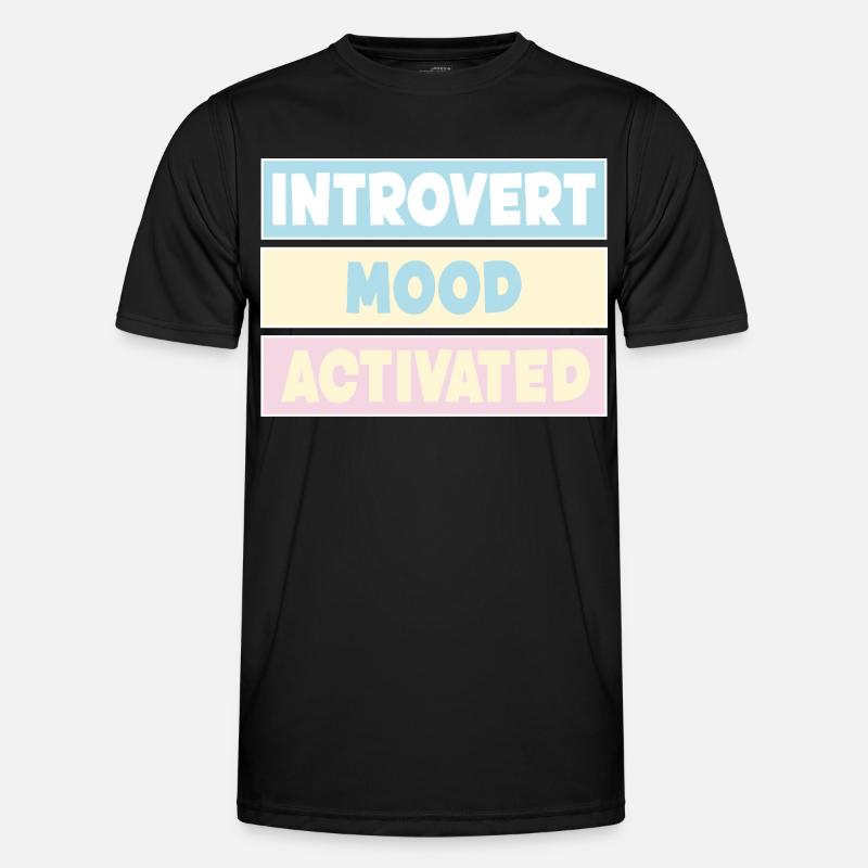 Introvert - Men's Functional T-Shirt - black