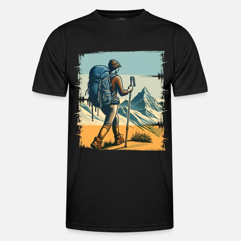 Wander - Men's Functional T-Shirt - black
