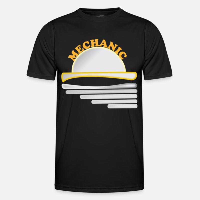 Mechanic Graphics - Men's Functional T-Shirt - black