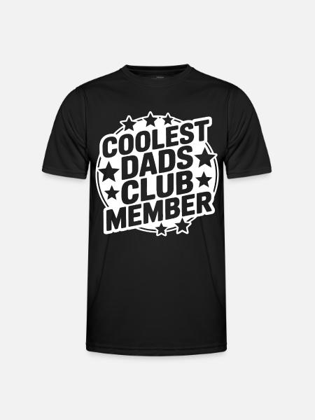 Super Papa Club - Men's Functional T-Shirt - black