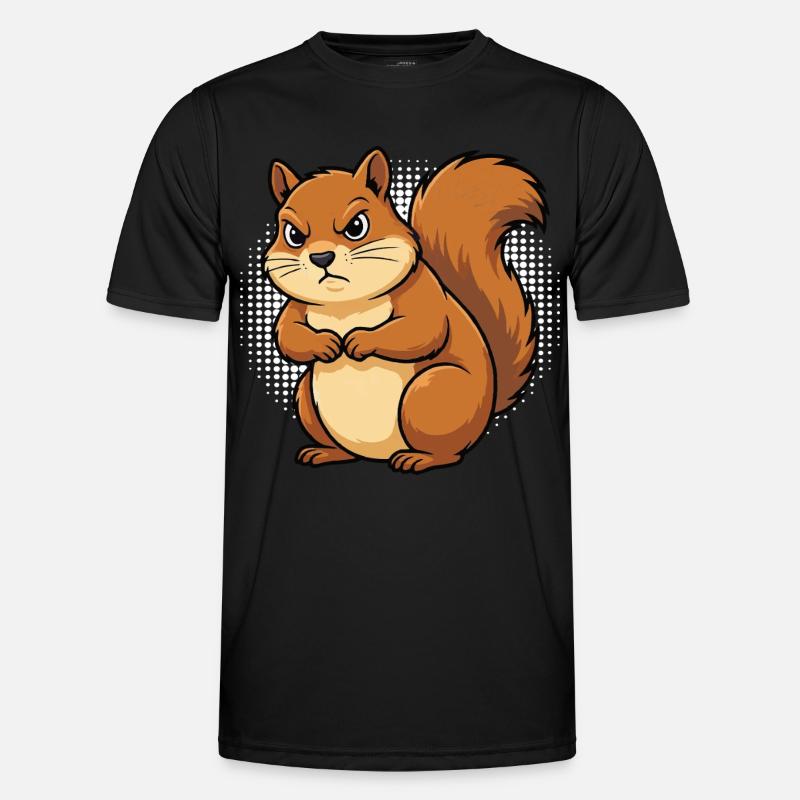 Squirrel Squirrel Squirrel Lover Rodent - Men's Functional T-Shirt - black