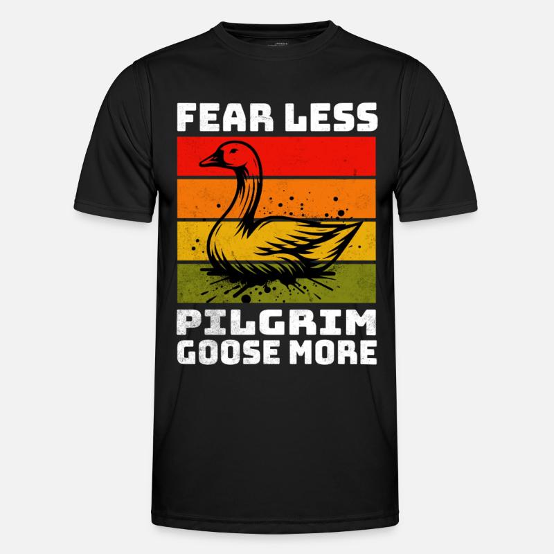 Pilgrim Goose Pilgrim Gans - Men's Functional T-Shirt - black