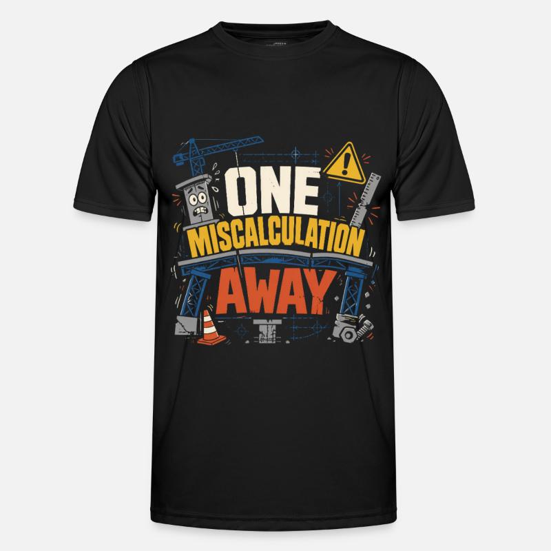 Bridge Engineer Civil Engineering - Men's Functional T-Shirt - black