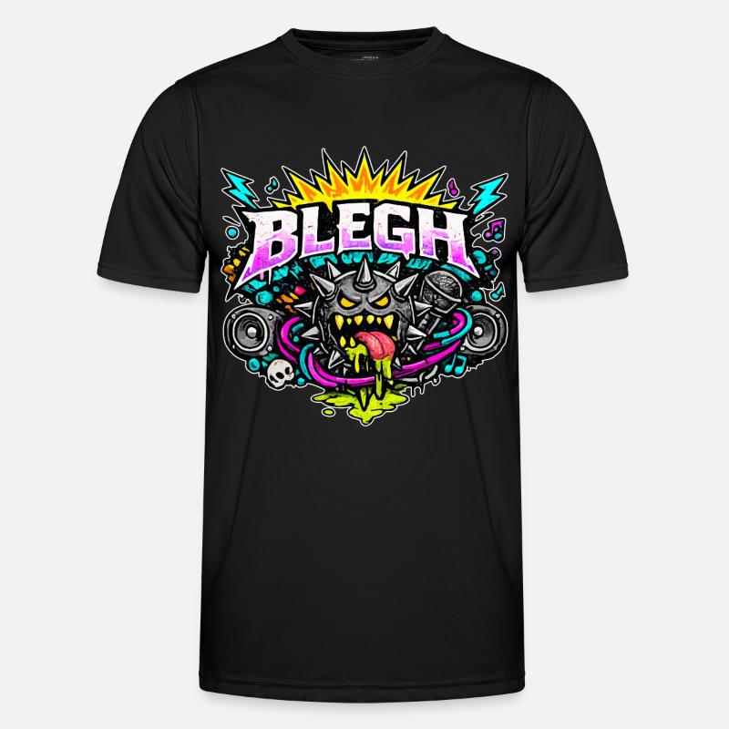 Blegh Comic Edition - Men's Functional T-Shirt - black