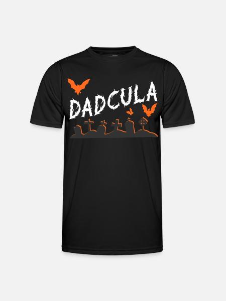 Dadcula Graveyard Gothic - Men's Functional T-Shirt - black