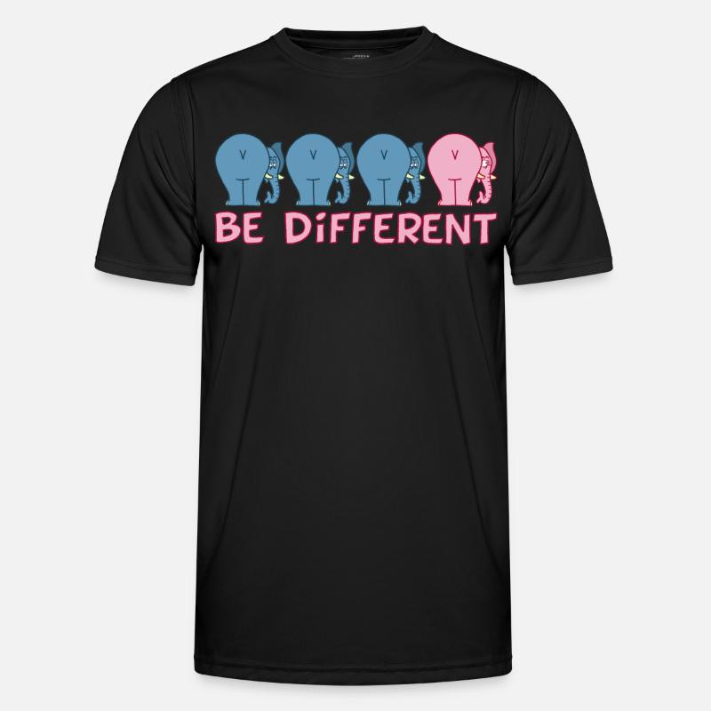 A different elephant - Men's Functional T-Shirt - black