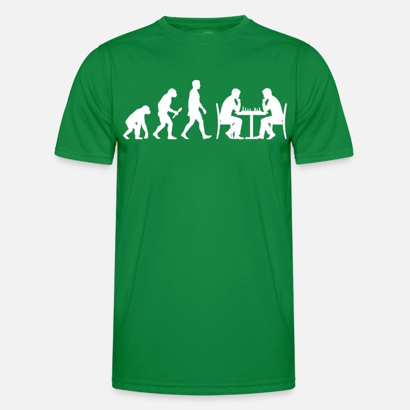Chess Evolution – The Path to Grandmaster Men's Functional T-Shirt