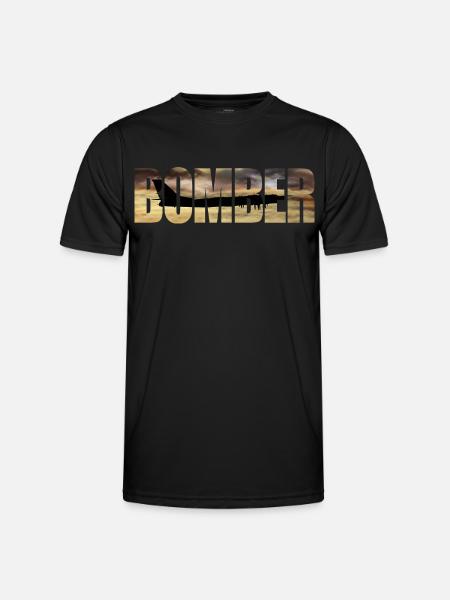 Bomber Tu-95 - Men's Functional T-Shirt - black