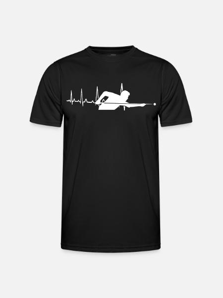 Heartbeat Billard - T-shirt sport Homme - noir