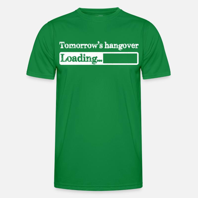 Der Kater-Loading von morgen Männer Funktions-T-Shirt