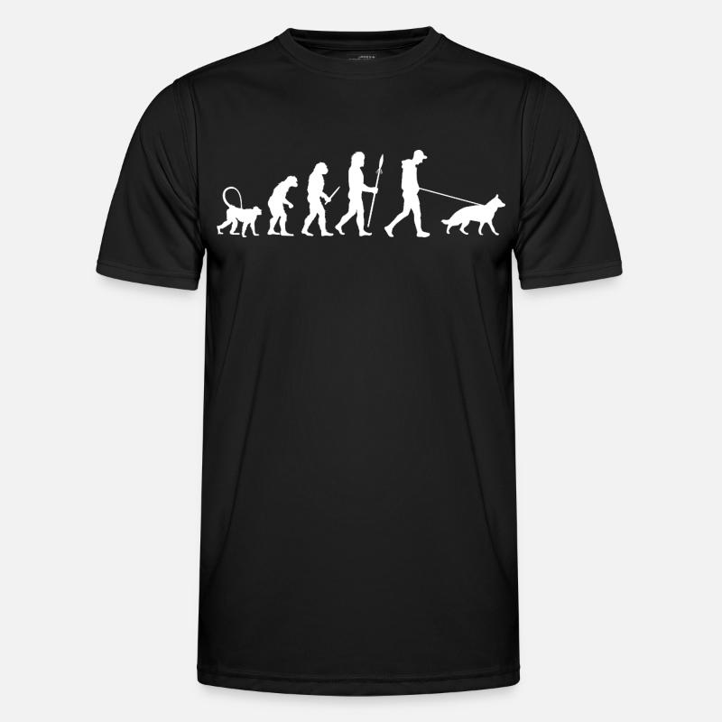 Evolution German Shepherd - Men's Functional T-Shirt - black