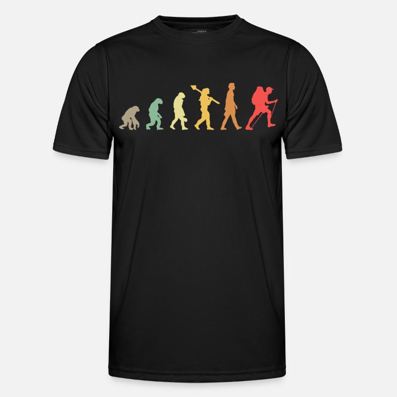 Evolution Hiking Wander - Men's Functional T-Shirt - black