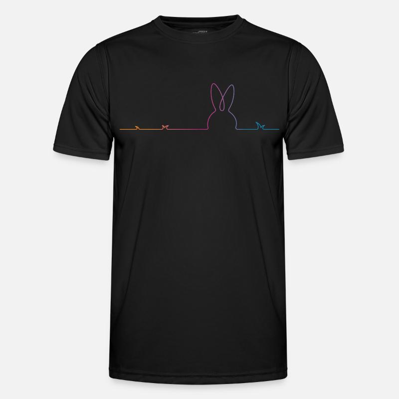 Easter Bunny Easter - Men's Functional T-Shirt - black