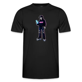 Sarkazzy Szkielet Hacker w streetwearowym swetrze