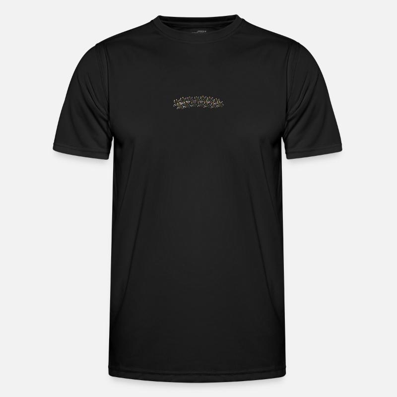 Bubbles | SPRUDEL - Männer Funktions-T-Shirt - Schwarz