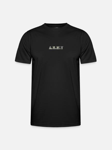 Army dot Design in Camouflage - Männer Funktions-T-Shirt - Schwarz