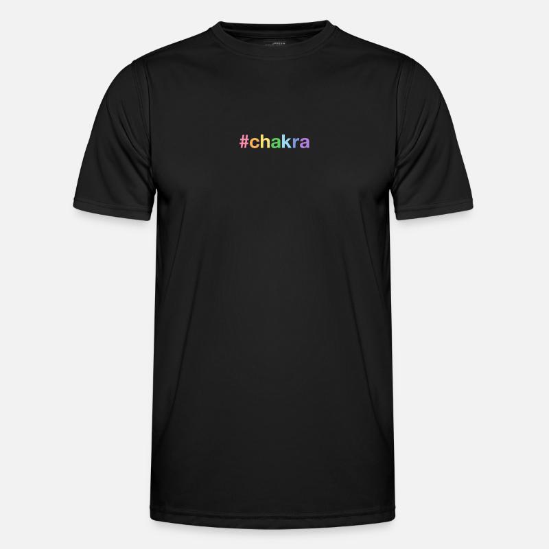 CHAKRA Hashtag Männer Funktions-T-Shirt