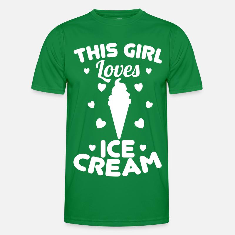 Eiscreme Mädchen Männer Funktions-T-Shirt