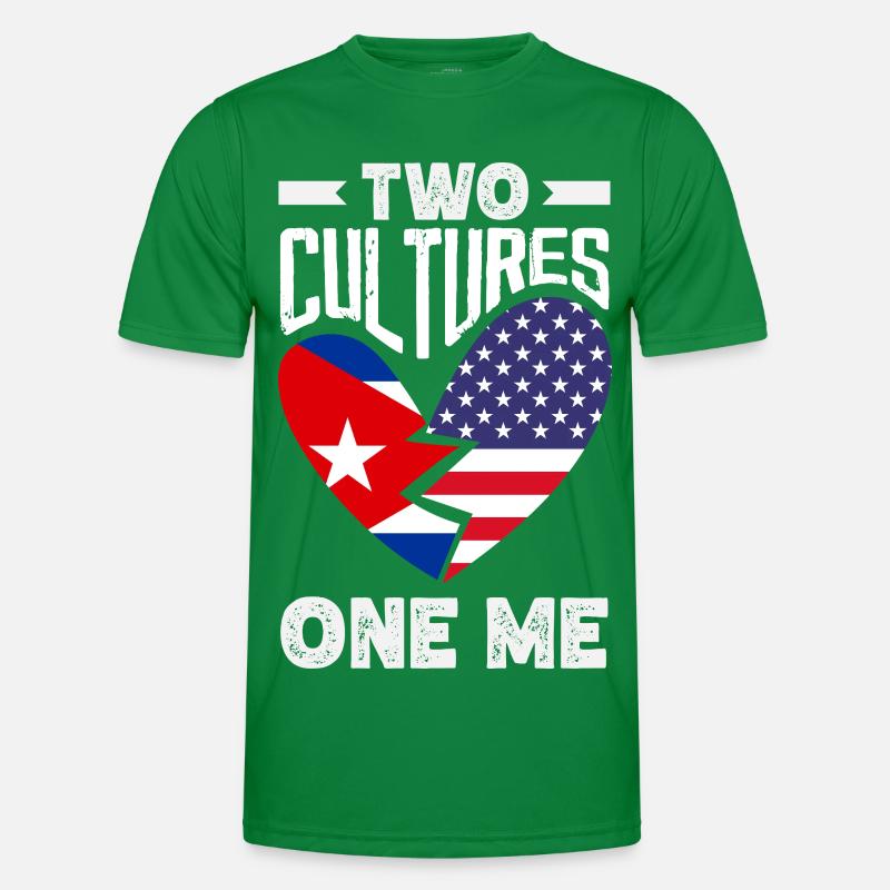 Cuba Pride & Home - Design du drapeau de Cuba T-shirt sport Homme