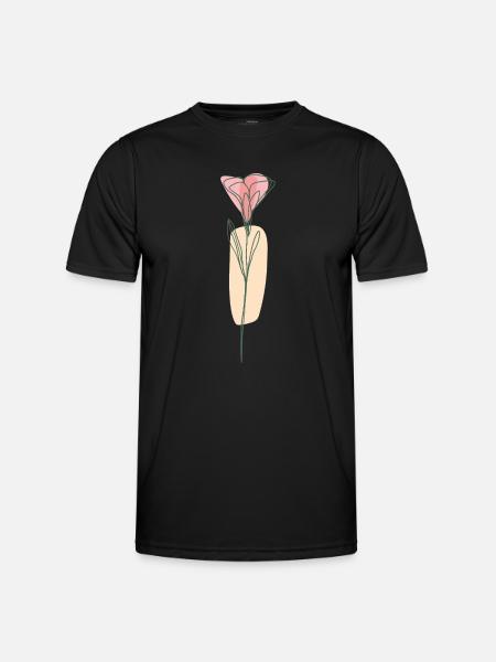 Flower - Men's Functional T-Shirt - black