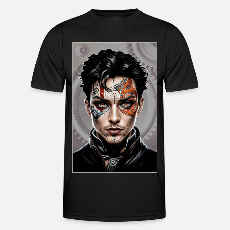 Steampunk Boy 05 Men's Functional T-Shirt