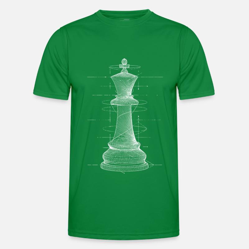 Échecs de la Dame T-shirt sport Homme