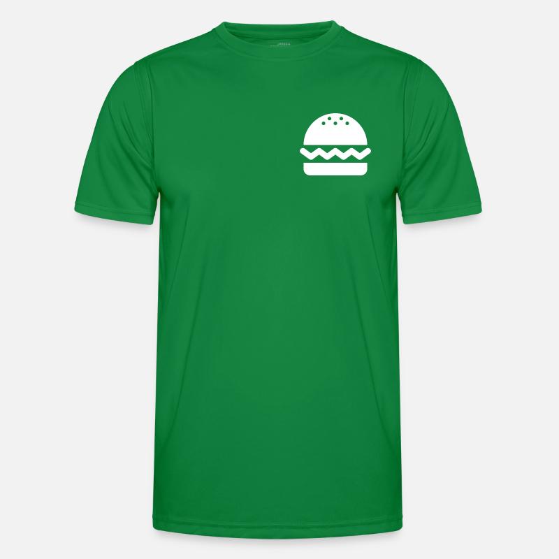 Hamburger, Burger Männer Funktions-T-Shirt
