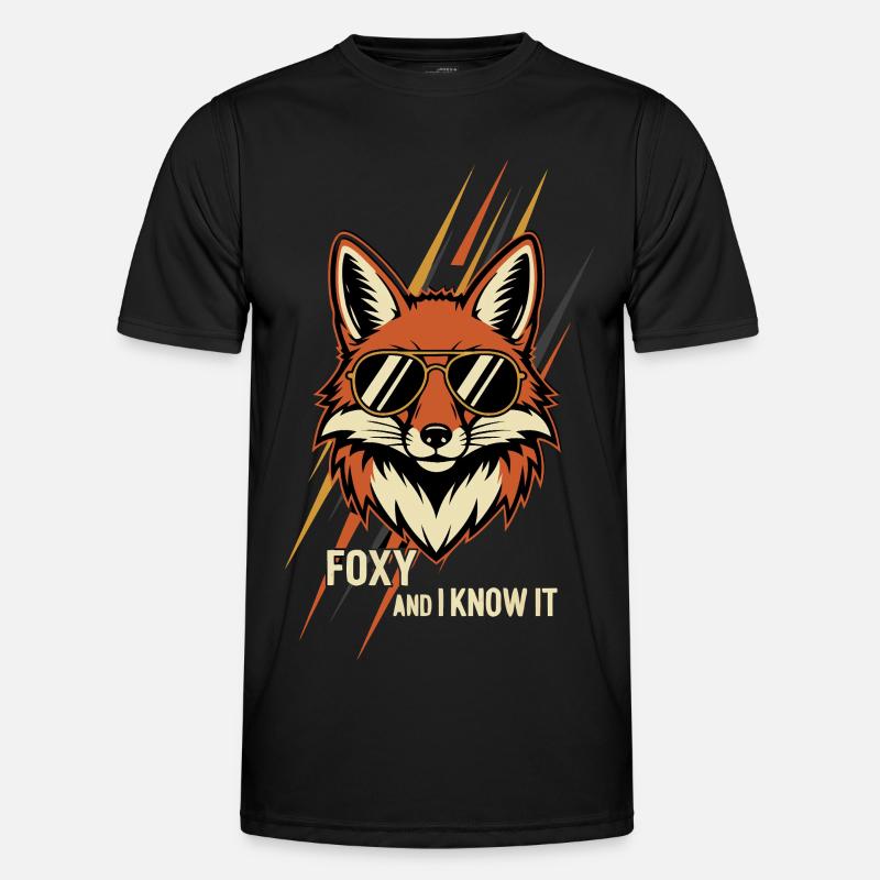 Foxy And I Know It Männer Funktions-T-Shirt