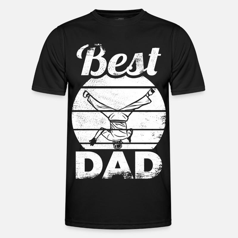 Breakdance Dad - Men's Functional T-Shirt - black