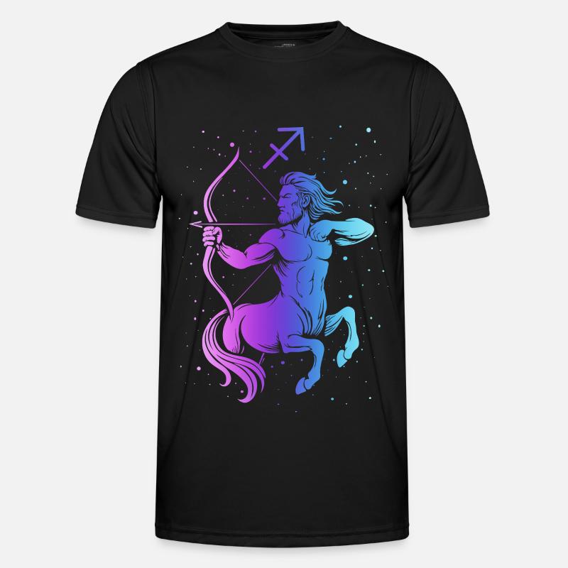 Sagittaire – Signe du Néon T-shirt sport Homme