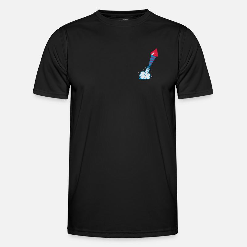 Fireworks rocket launch Men's Functional T-Shirt