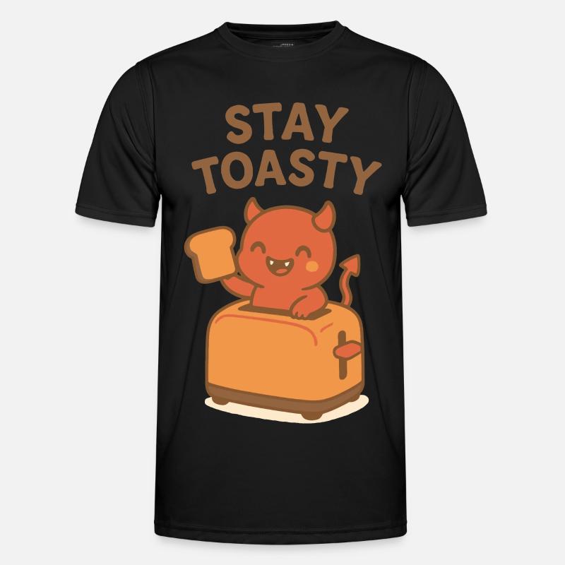 Toasty Devil Breakfast Men's Functional T-Shirt