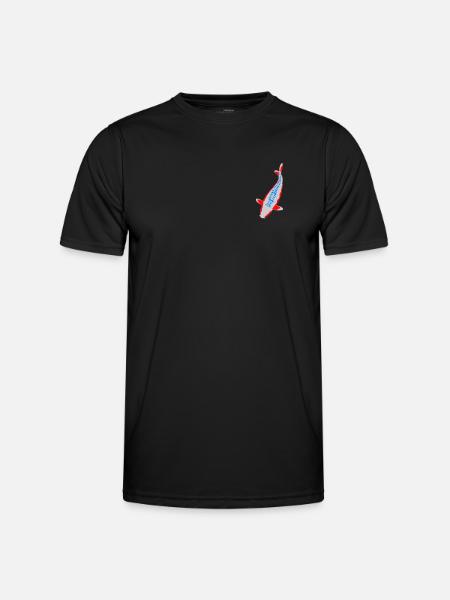 Koi - Nishikigoi - Men's Functional T-Shirt - black