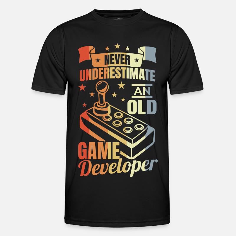 Game Developer Grandpa Men's Functional T-Shirt