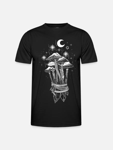 Mushrooms Magic Magic Mushrooms - Men's Functional T-Shirt - black
