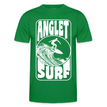 ANGLET - T-shirt sport Homme - vert - Devant - AI Model Male 178 dark (178cm)