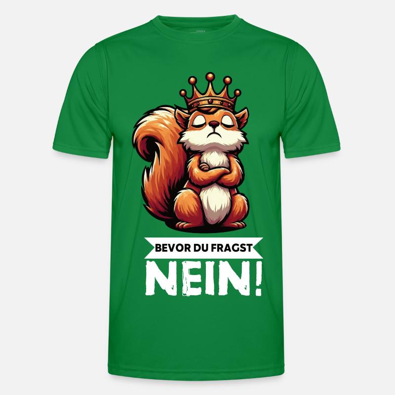 Bevor Du Fragst Eichhörnchen Eichhorn Nagetiere Männer Funktions-T-Shirt