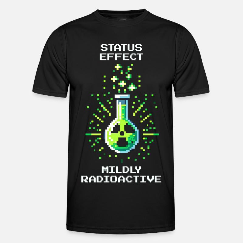 Status effect: slightly radioactive | Chemistry - Men's Functional T-Shirt - black