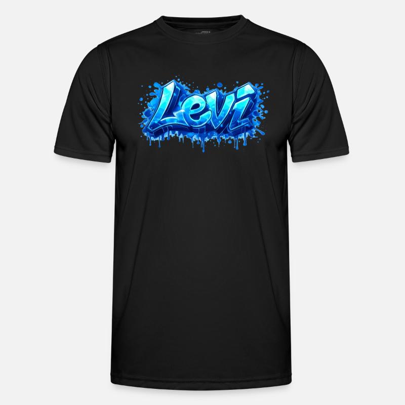 LEVI GRAFFITI NAME FOR PERFECT GIFT PRINTABLE Men's Functional T-Shirt