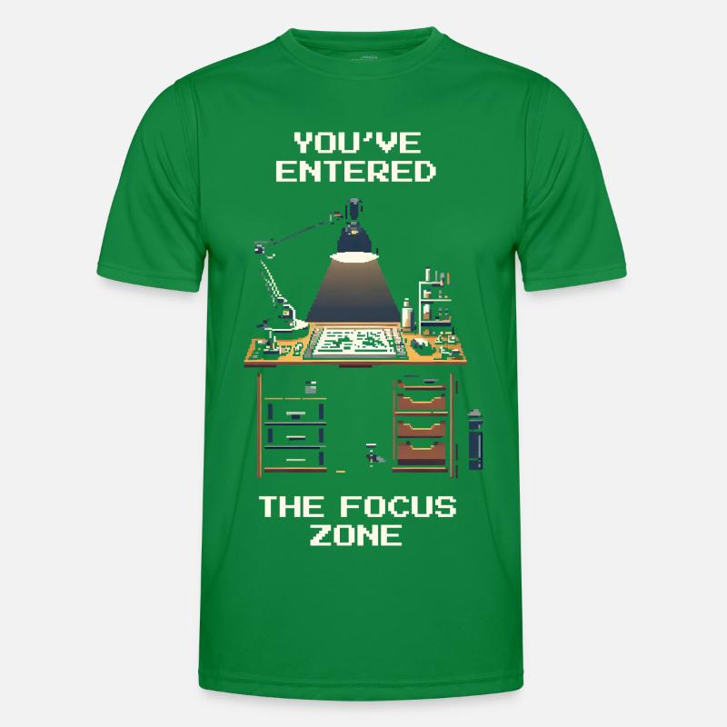 Dans la zone de concentration | Maquette et miniatures T-shirt sport Homme