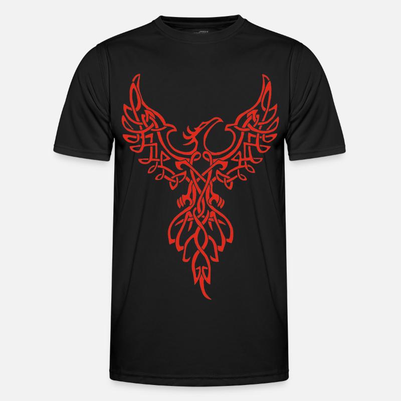 Red Phoenix Symbol Men's Functional T-Shirt