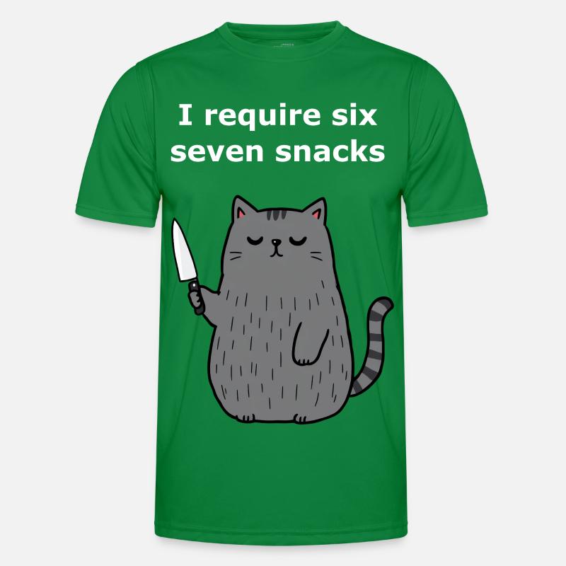6-7 Mème Internet 6 7 Snack Cat T-shirt sport Homme