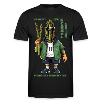 Spargel Verein - Männer Funktions-T-Shirt - Schwarz - Vorne - AI Model Male 178 dark (178cm)